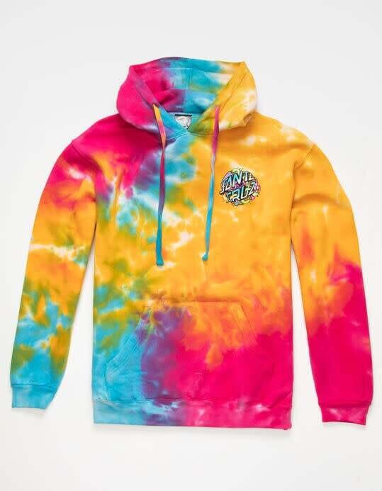 Santa Cruz Strange Dot Hood Multi Rainbow