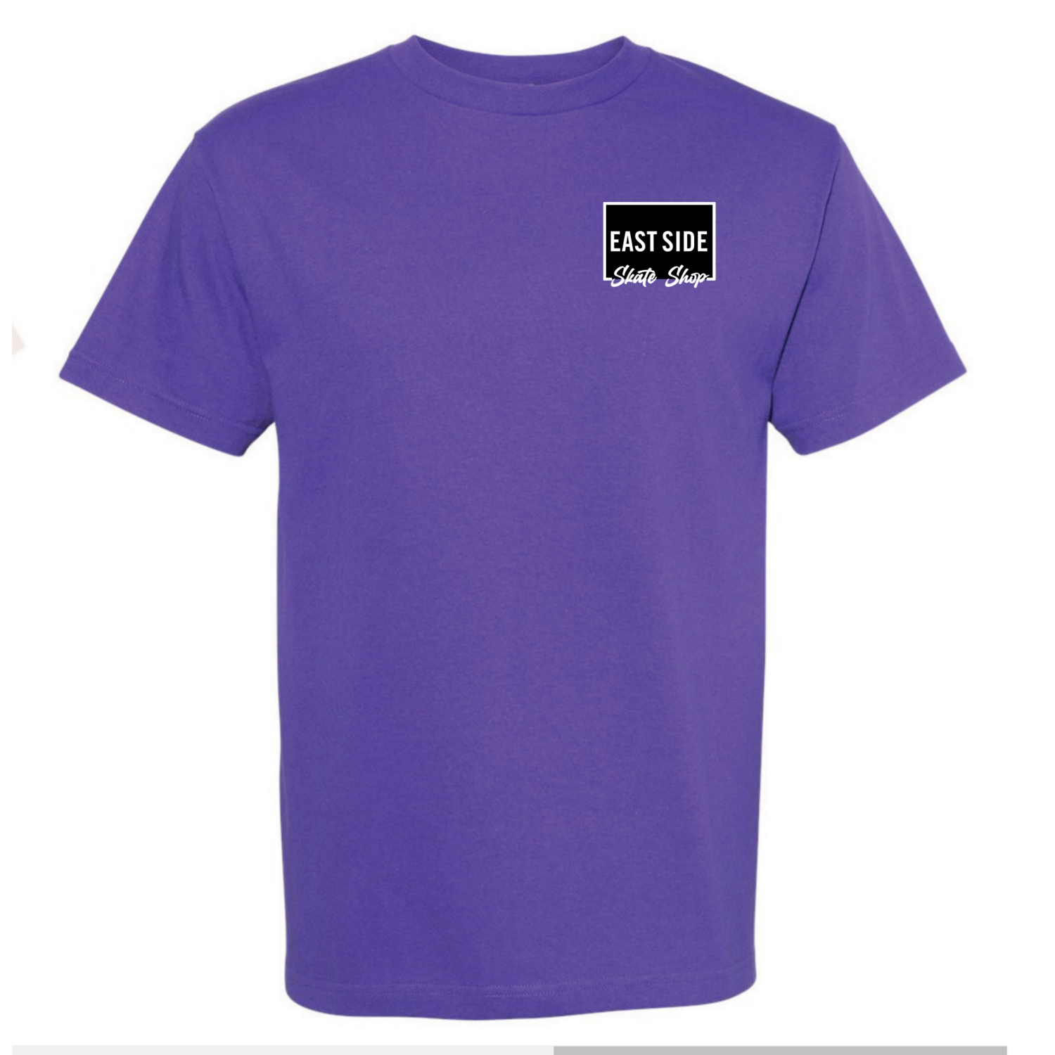 East Side Skate Shop Box Script Tee Purple