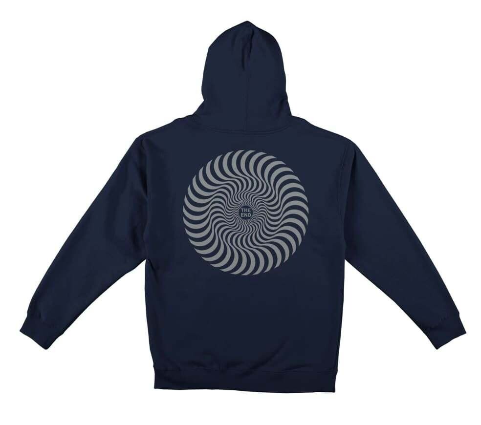 Spitfire Classic Swirl Hood Navy Silver 