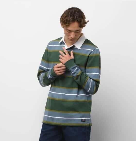 Vans HADLEY RUGBY  BLUE MIRAGE/SYCAMORE