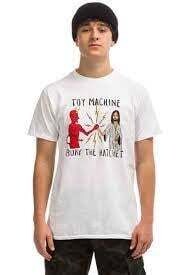Toy Machine Bury the Hatchet Tee White