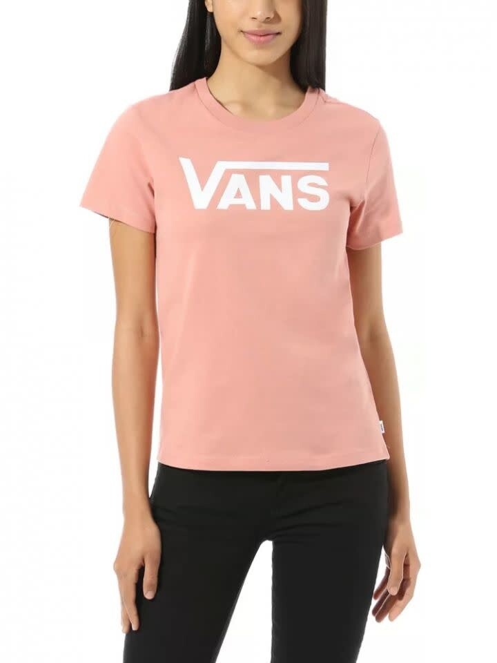 Vans Womens Flying V Crew Tee Pink