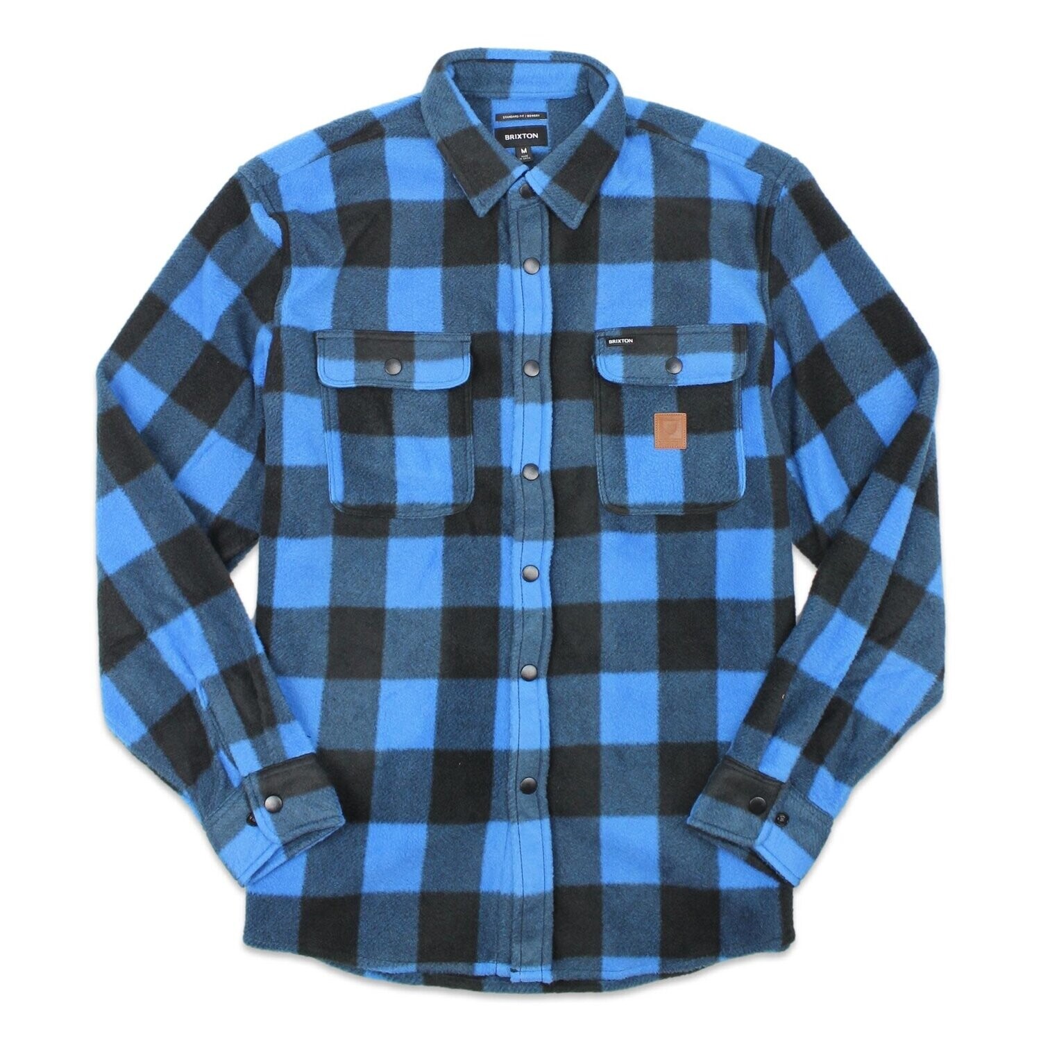 Brixton BOWERY L/S ARCTIC STRETCH FLEECE - Skydiver Blue