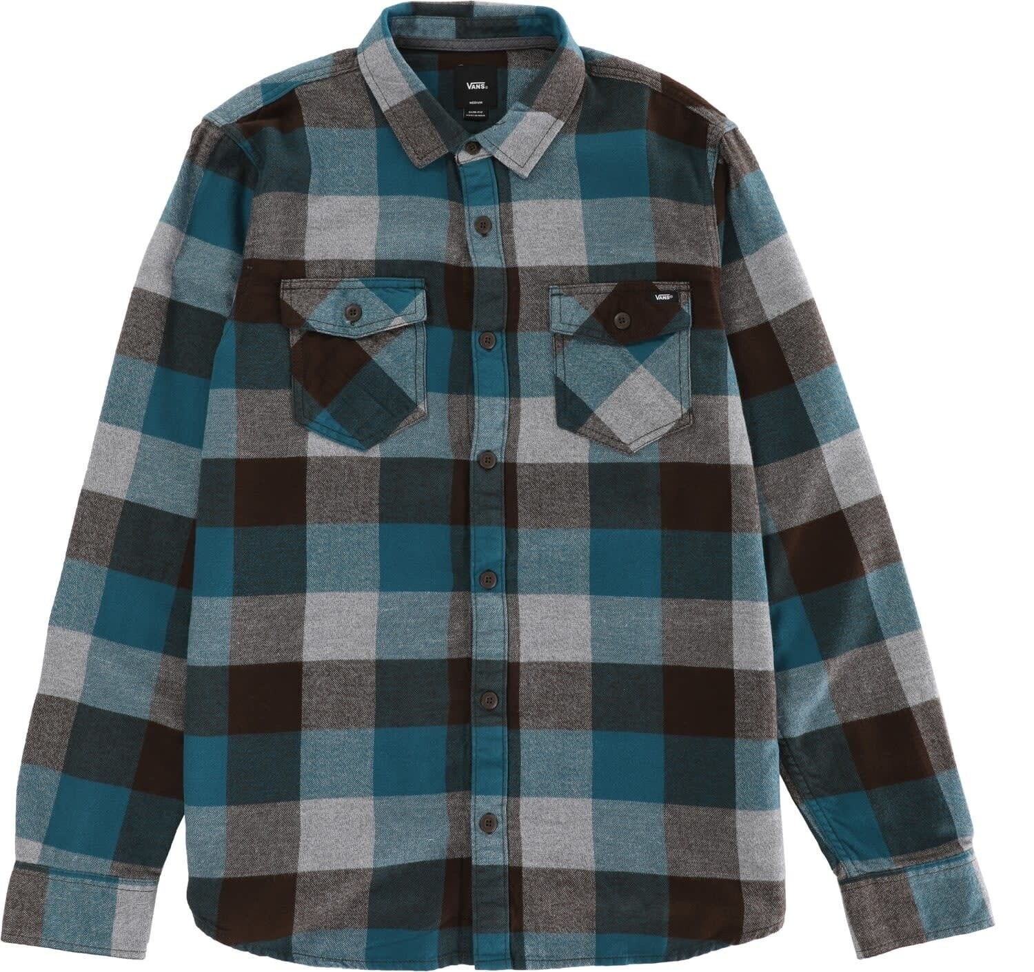 Vans Box Flannel Demitasse Blue Coral