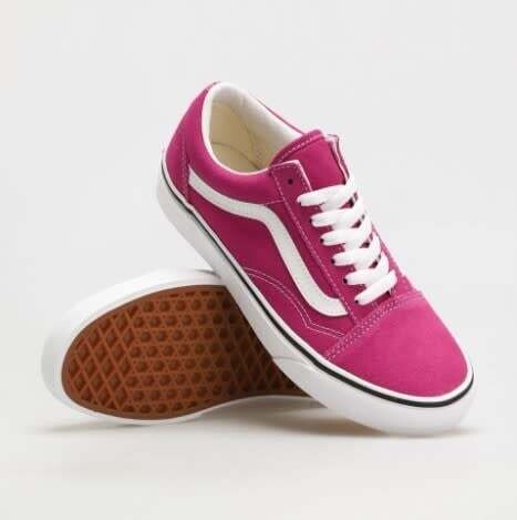 Vans Old Skool FUCHSIA RED/TRUE WHITE