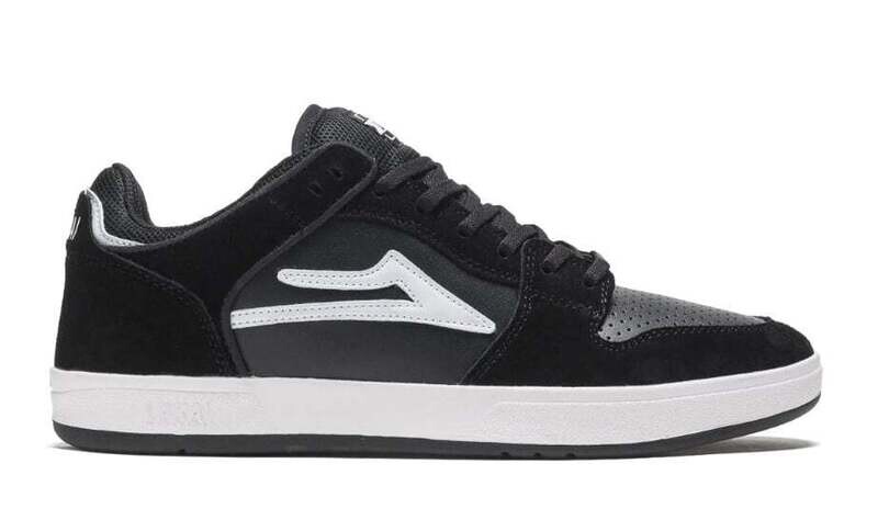 TELFORD LOW Black White Black Lakai 