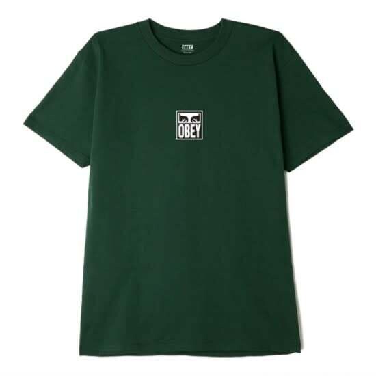 Obey Eyes Icon 3 Tee Forest Green