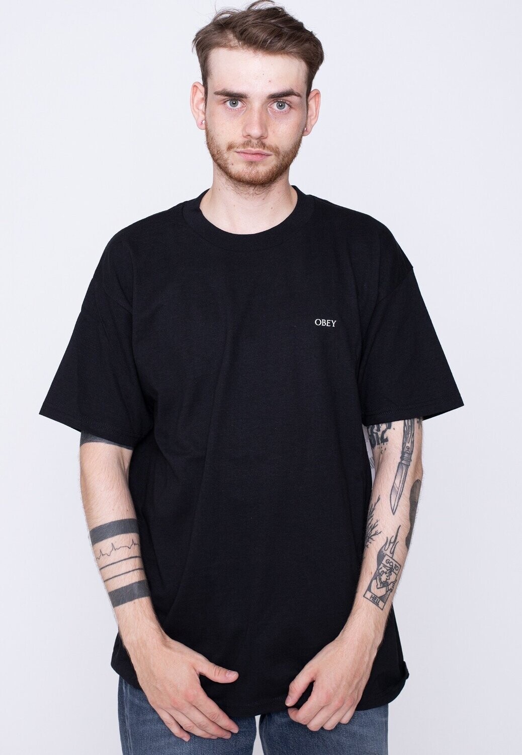 Obey Lotus Angel Tee Black