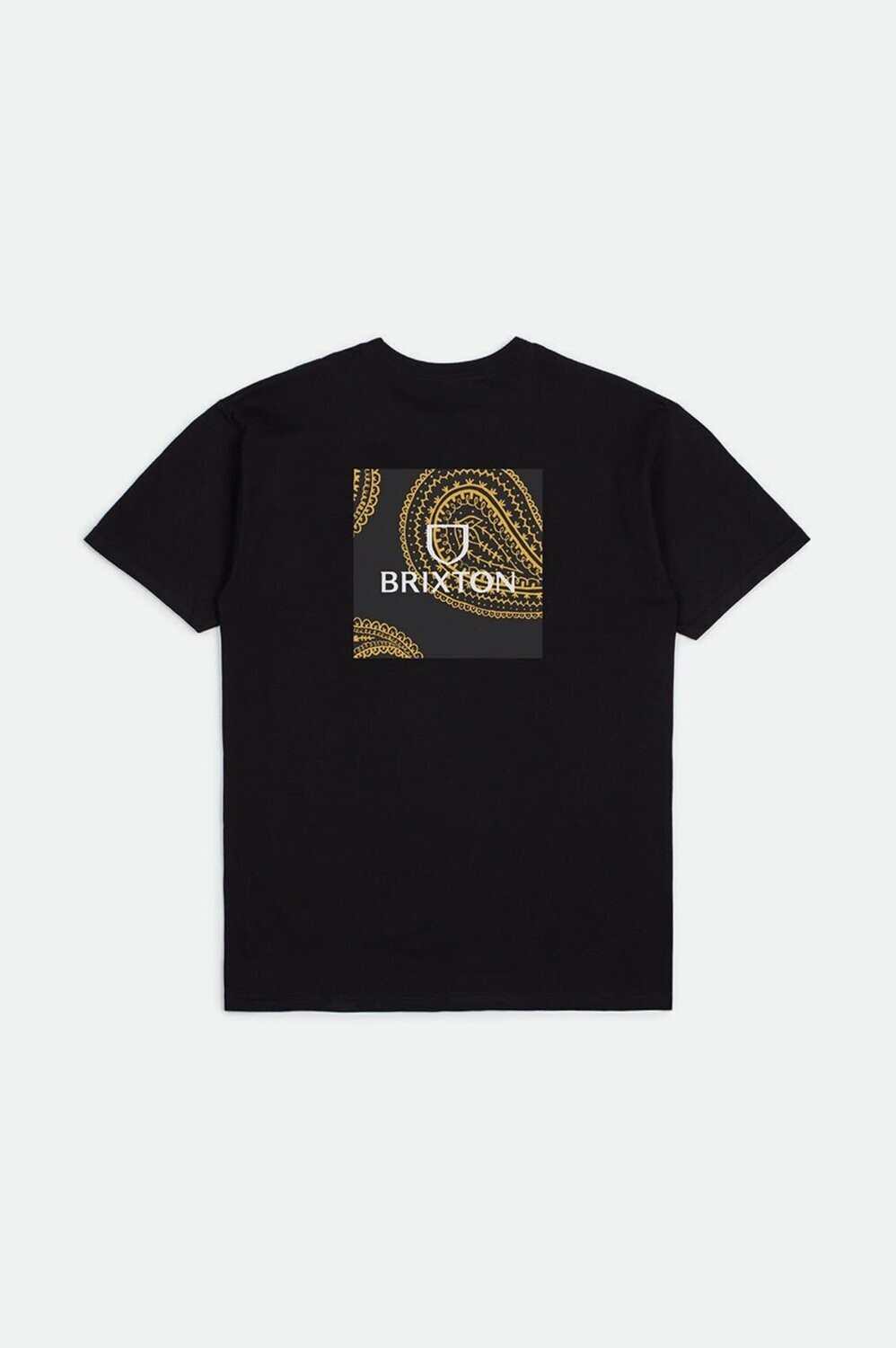 Brixton Alpha Square Tee Paisley Black