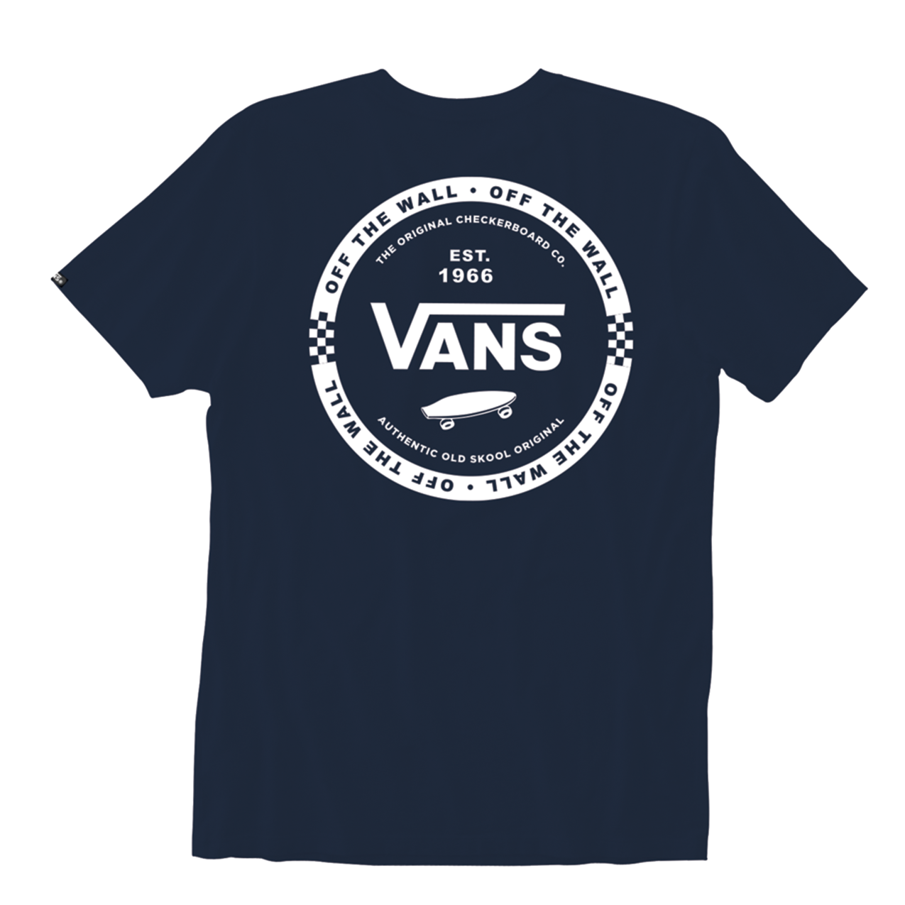 Vans Logo Check T Navy