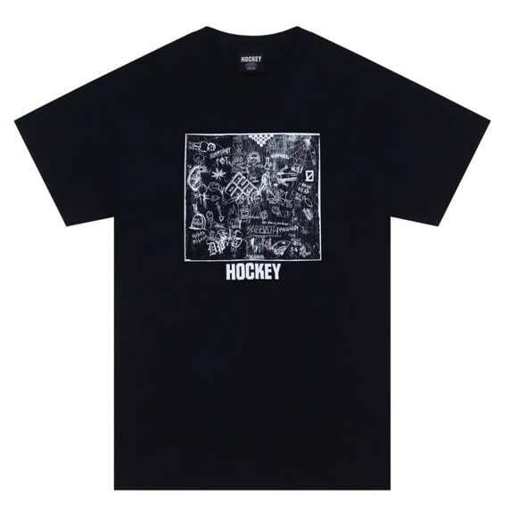 Hockey Desk Carve Tee Black