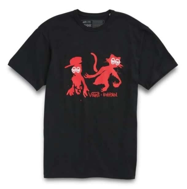 Vans Krooked By Natas For Ray Barbe Tee Black
