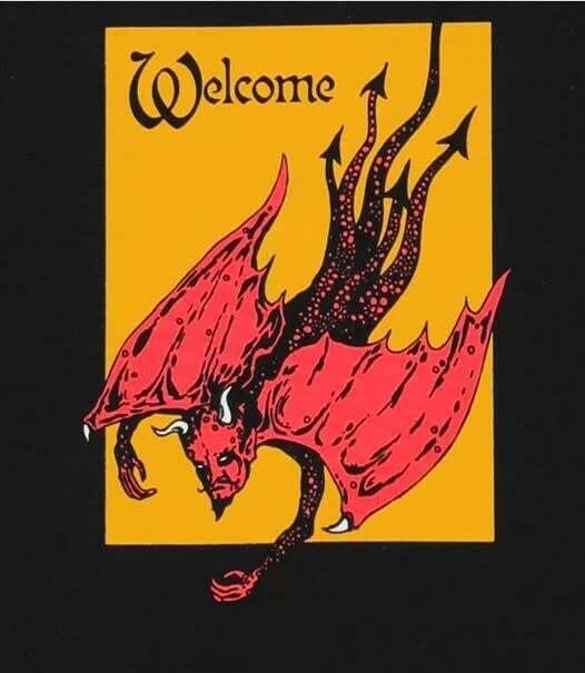 Welcome Long Sleeve Unholy Diver Black LS Tee