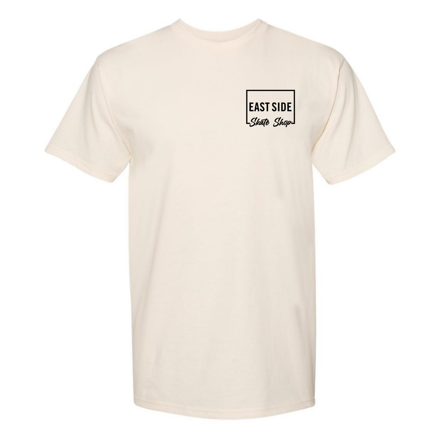 East Side Skate Shop Box Tee Cream