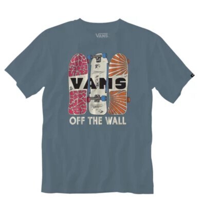 Vans Youth B GRIP ART SS KIDS Blue Mirage