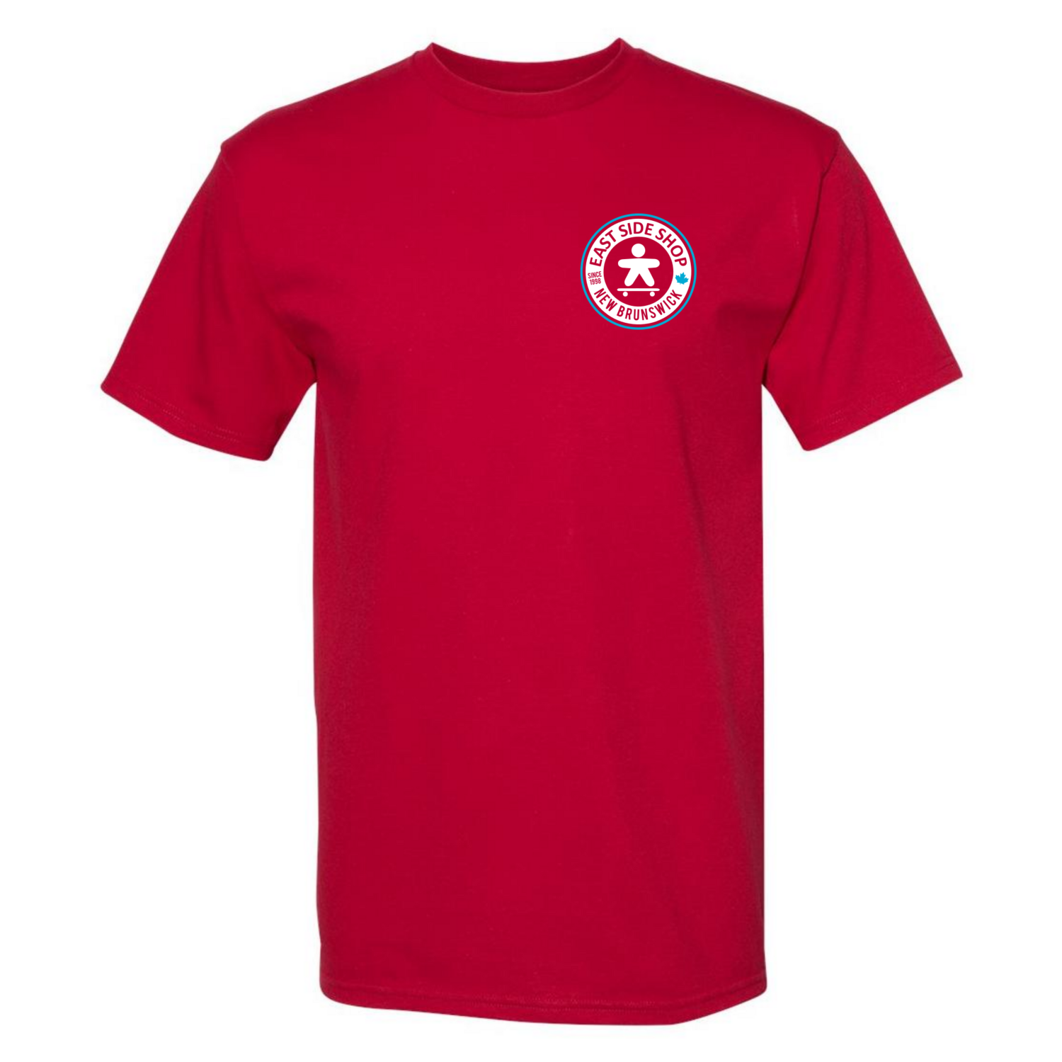 East Side OG CIrcle Tee Cardinal Sky