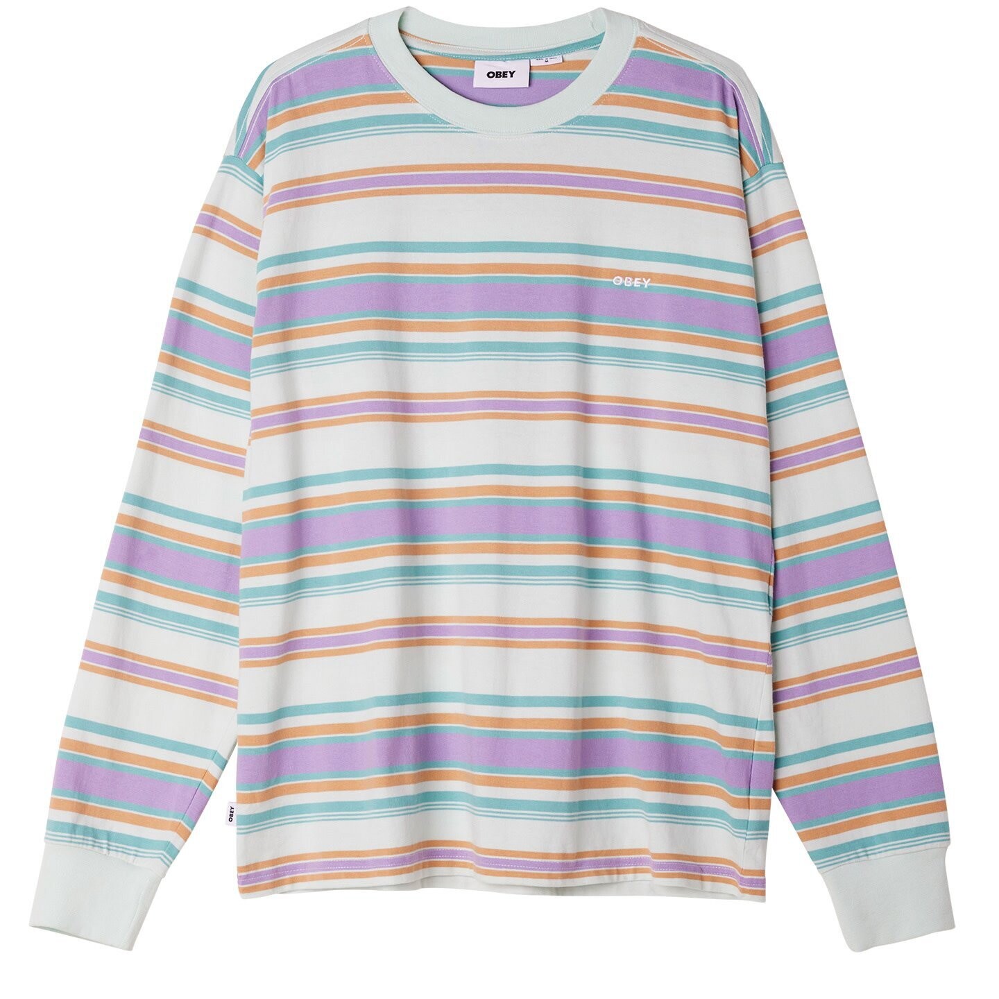 Obey Highland LS Tee Blue Multi