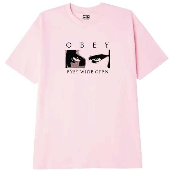 Obey Eyes Wide Open Tee Pink