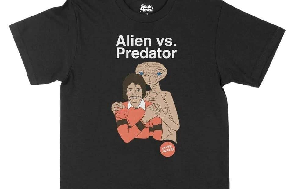 Skate Mental Alien VS Predator Tee/Black
