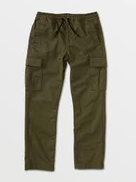 Volcom Boys March Cargo Pants Military