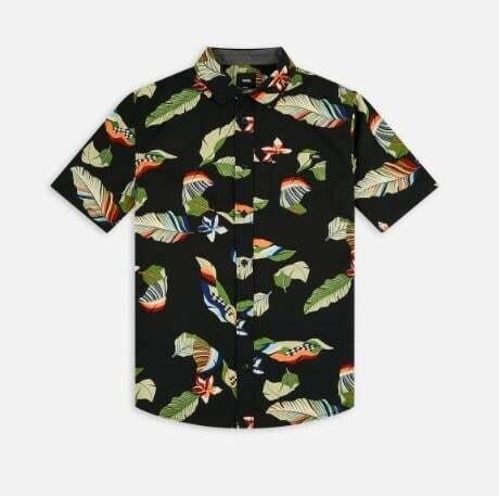 Vans LUCID FLORAL SS WOVEN BLACK