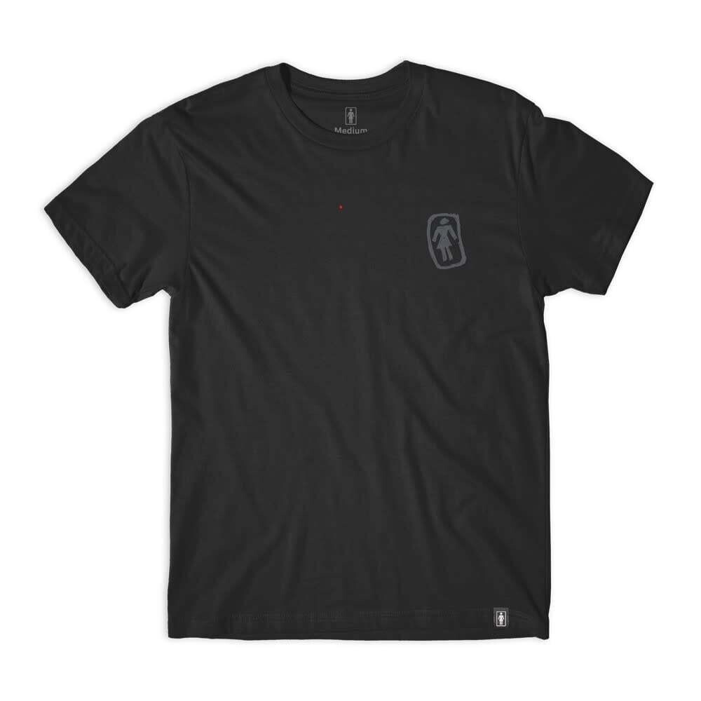 Girl Sketchy Monochrome Tee Black