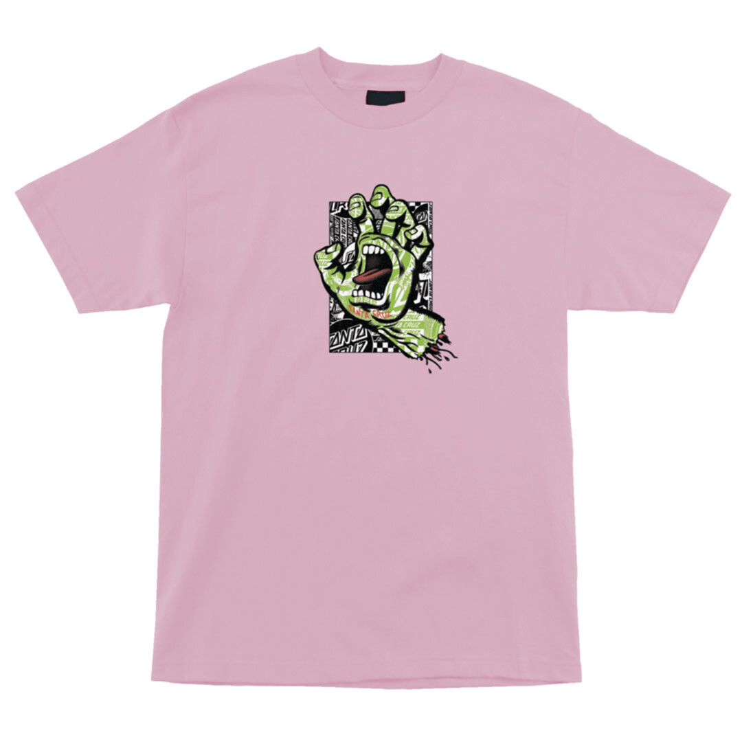 SANTA CRUZ T-SHIRT FLIER HAND Pink