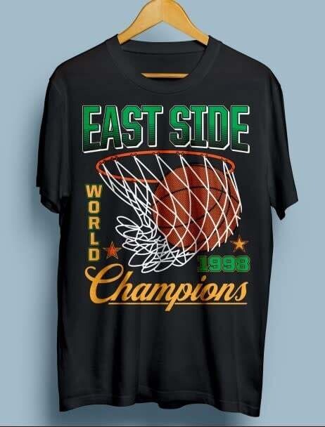East Side World Champs Tee Black
