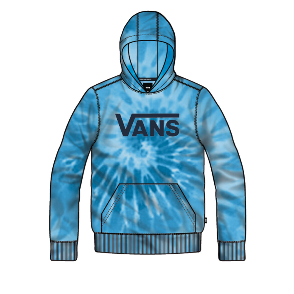 Vans Youth Burst Tie Dye  Hood Aquatic
