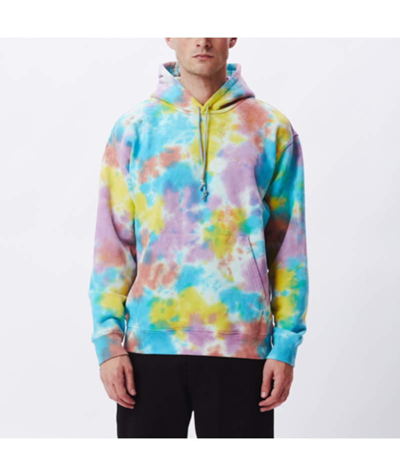 Obey mini Bold Recyc Tie Dye Hood Aqua