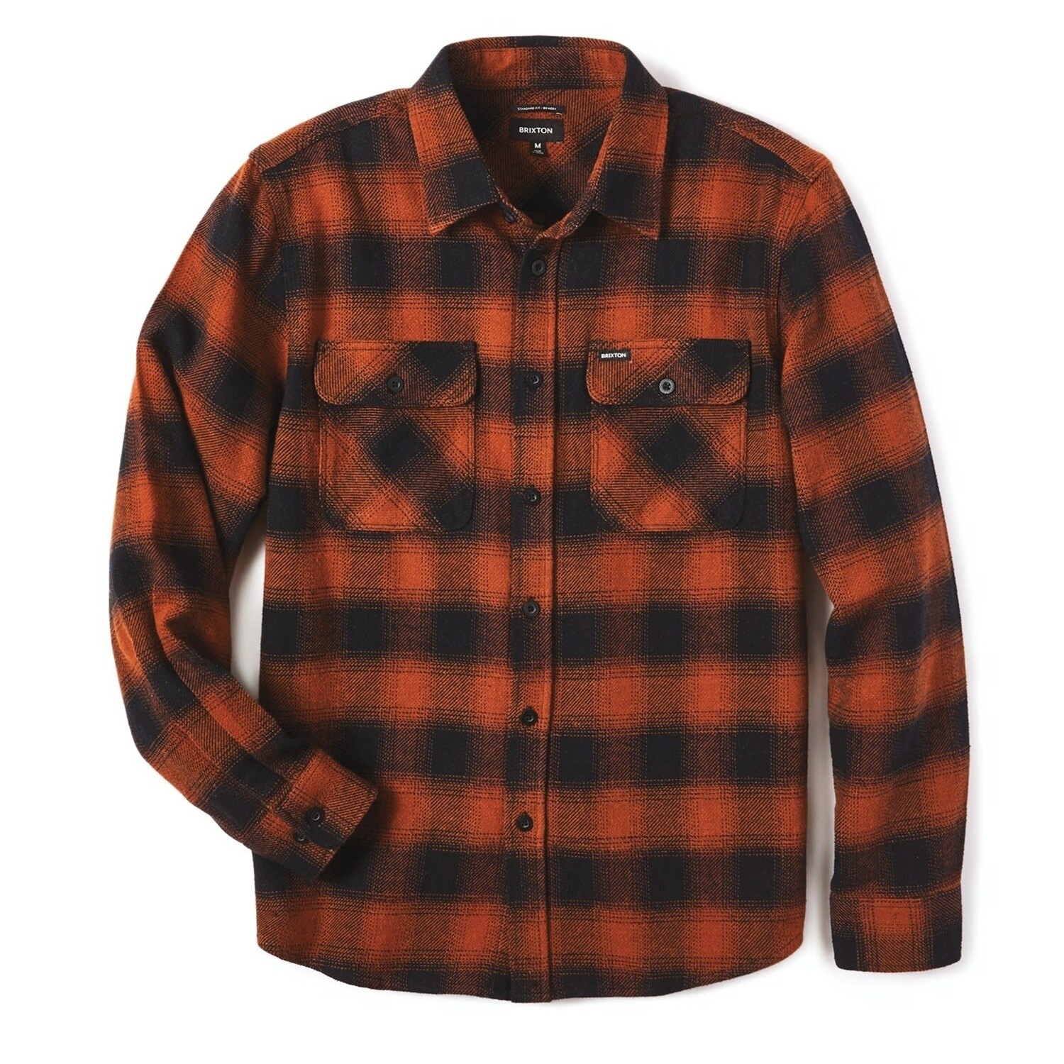 Brixton Bowery LS Burnt Orange