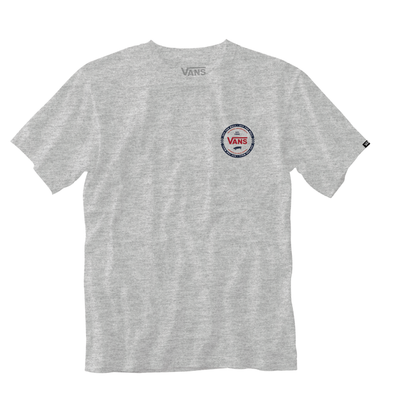 Vans Logo Check T Ath Heather