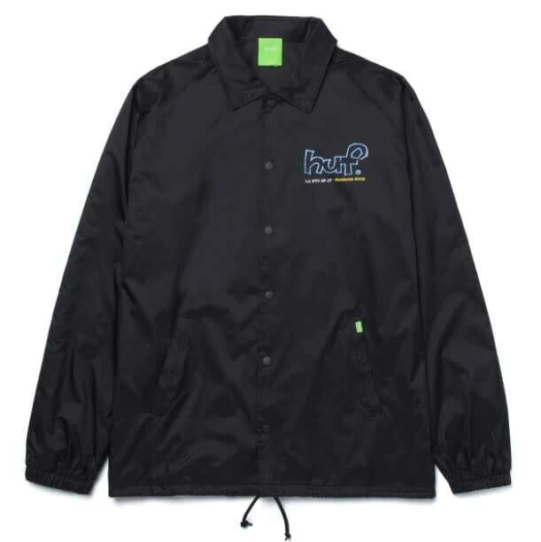 Huf Drop Out Coach Jacket Black