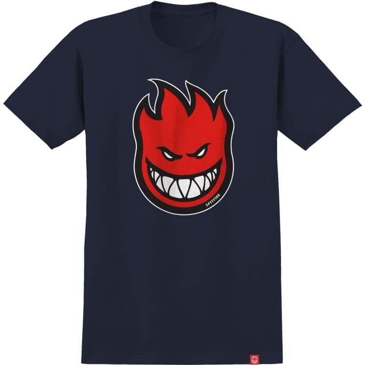 Spitfire Youth Bighead Fill Tee Navy Red
