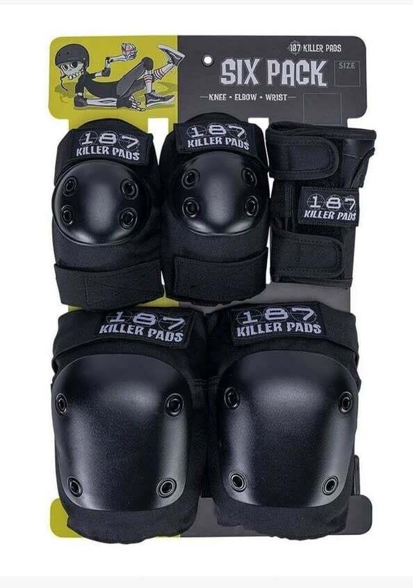 187 Pad Set Adult Black