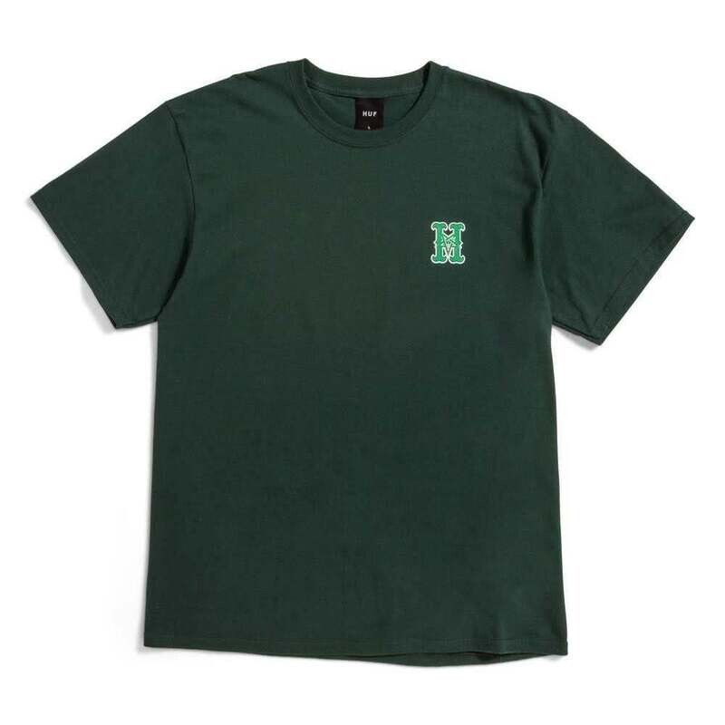 Huf x Thrasher High Point Tee Forest Green