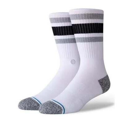 Stance Boyd White Black Grey Sock