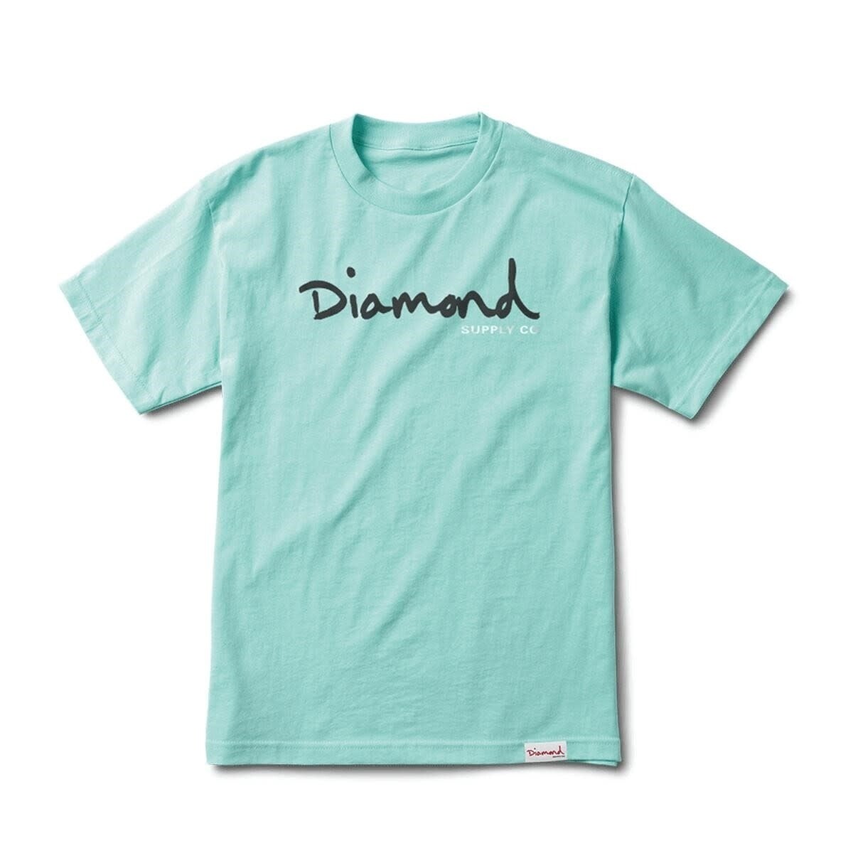 Diamond OG Script Tee D Blue