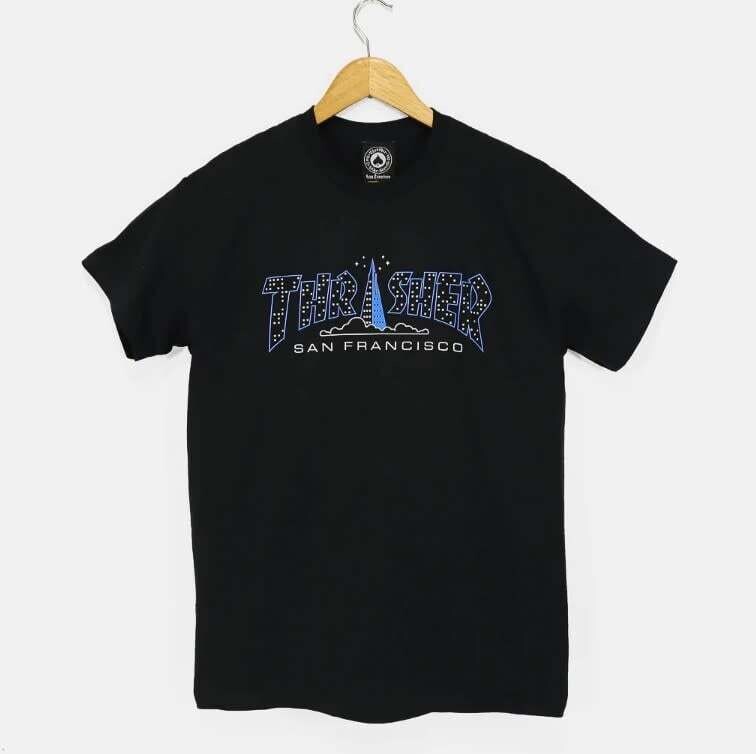 Thrasher Pyramid Tee Black