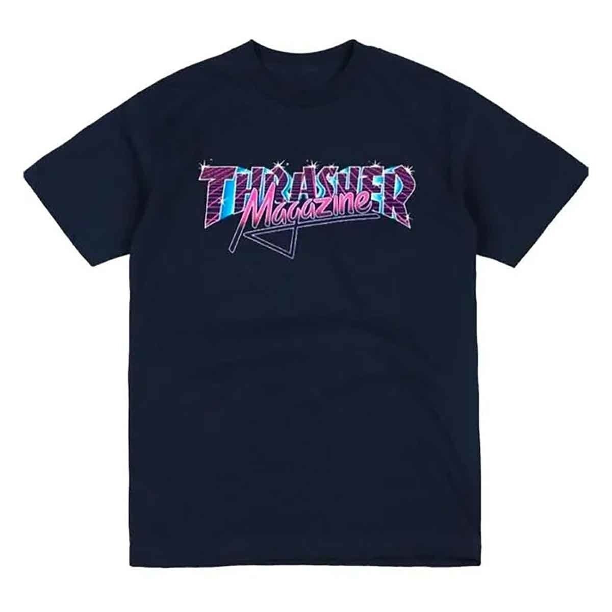 Thrasher Vice Logo T-Shirt Navy
