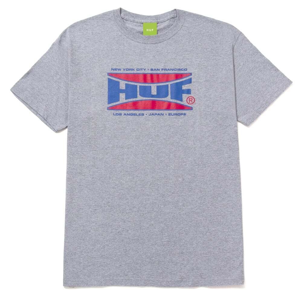 HUF Bolt Tee Ath Grey