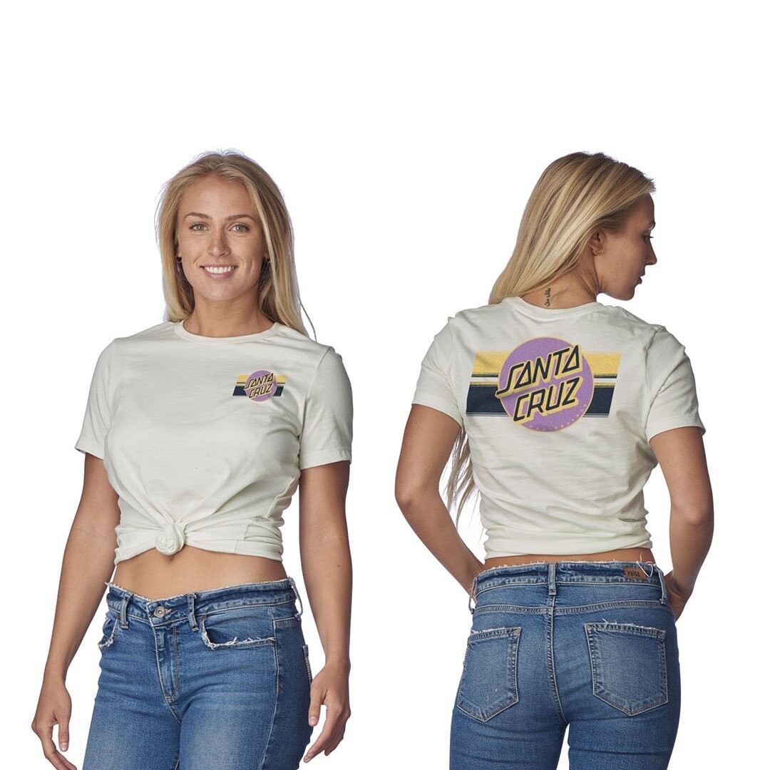 Santa Cruz Womens Relaxed Sundown Dot Citron