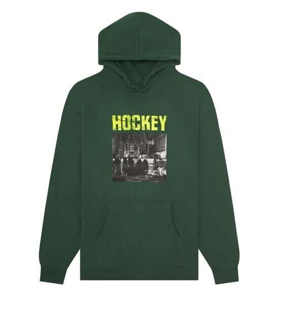 Hockey Battered Faith Hood Forest Green