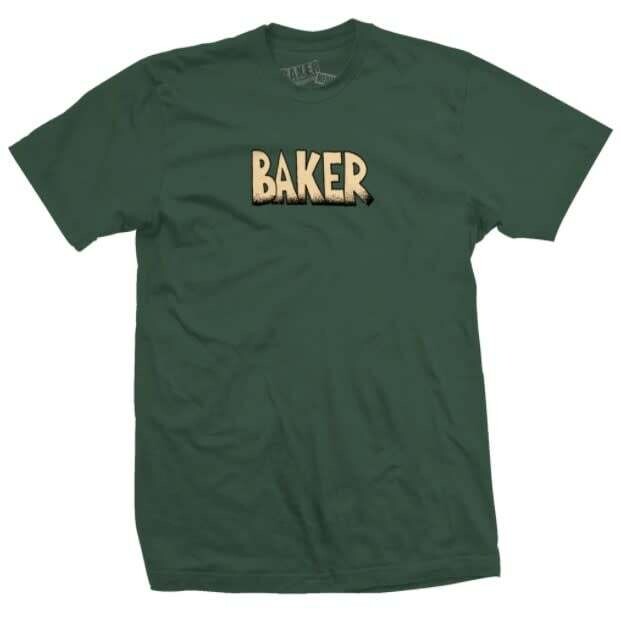 BAKER  Drawn Tee Forest Green