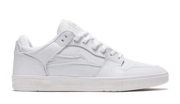 Lakai Telford Low WHITE LEATHER