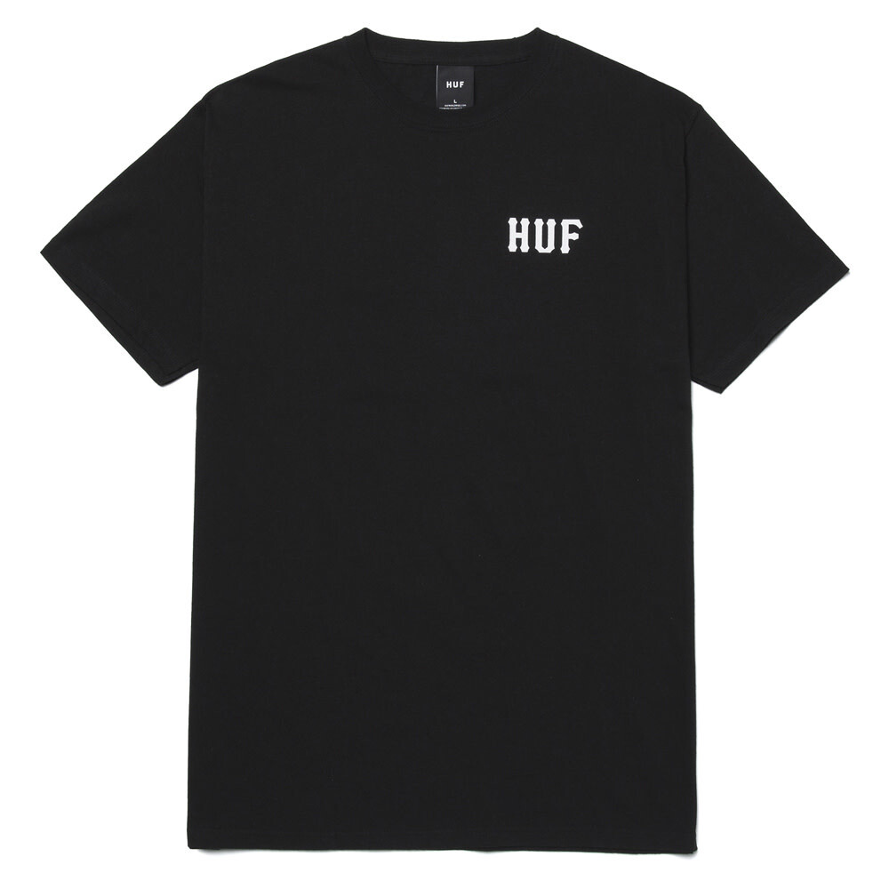 HUF Essentials Classic H Tee Black