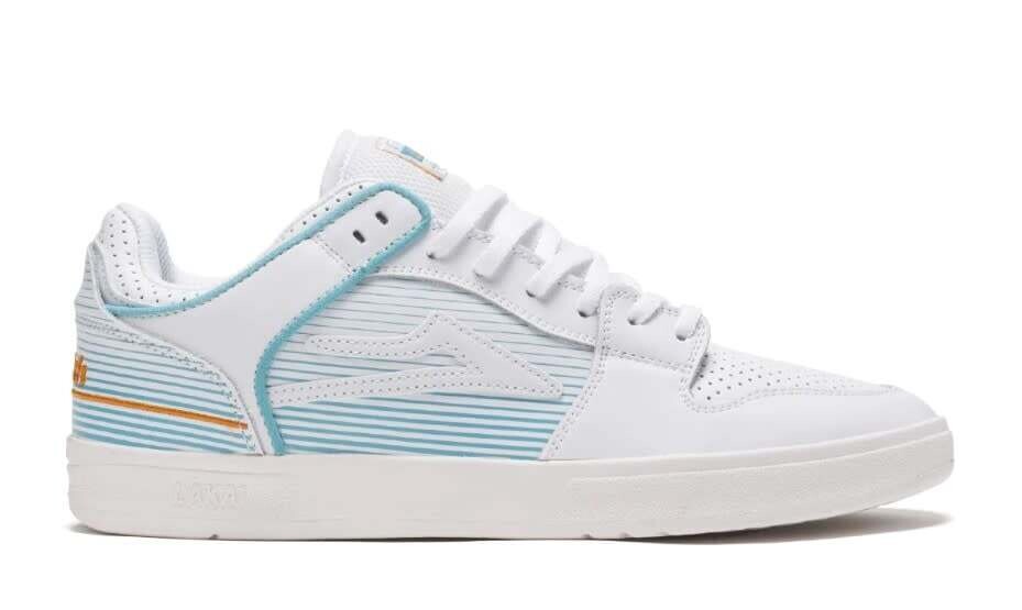 Lakai Telford Low White Leather Welsh