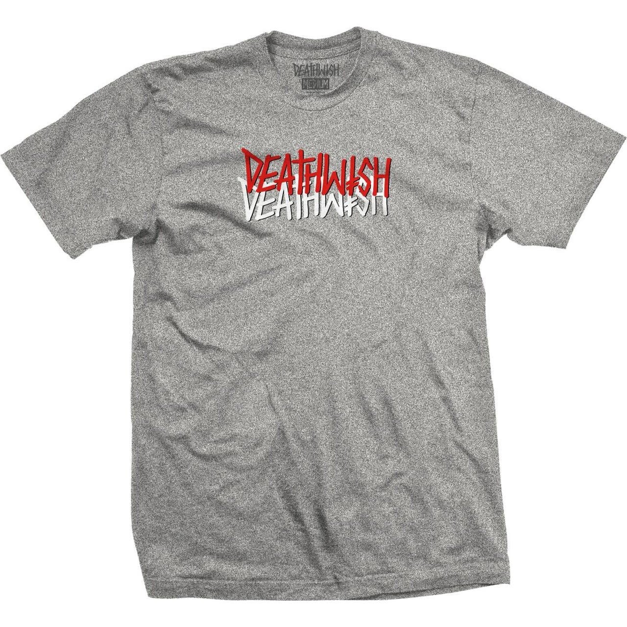 DeathWish Off Set Heather Grey Tee
