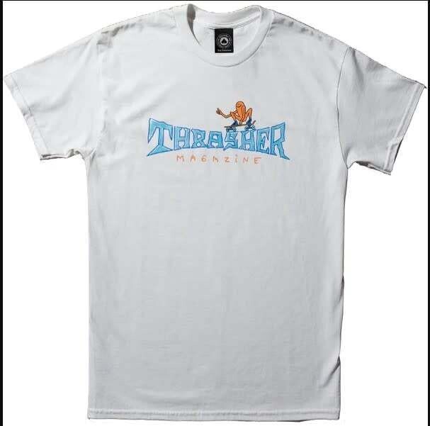 Thrasher  Gonz Thumbs up Tee white