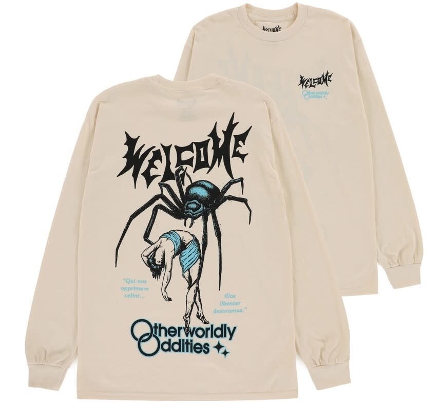 Welcome Widow Long Sleeve Tee Bone
